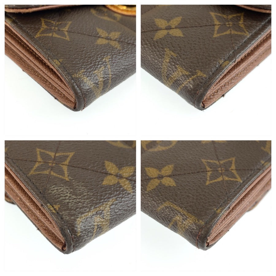 25508
LOUIS VUITTON ルイヴィトン モノグラムエトワール ポルトフォイユ サラ ブラウン ゴールド金具 PVC M66556 長財布 ロングウォレット レディース AB21