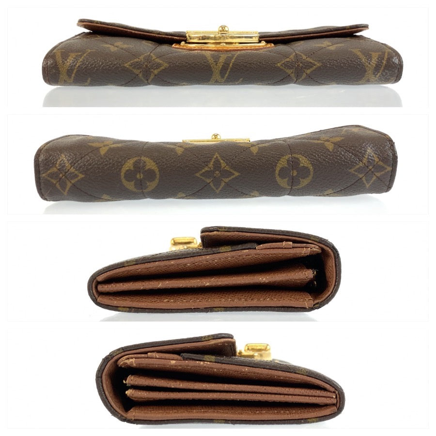 25508
LOUIS VUITTON ルイヴィトン モノグラムエトワール ポルトフォイユ サラ ブラウン ゴールド金具 PVC M66556 長財布 ロングウォレット レディース AB21