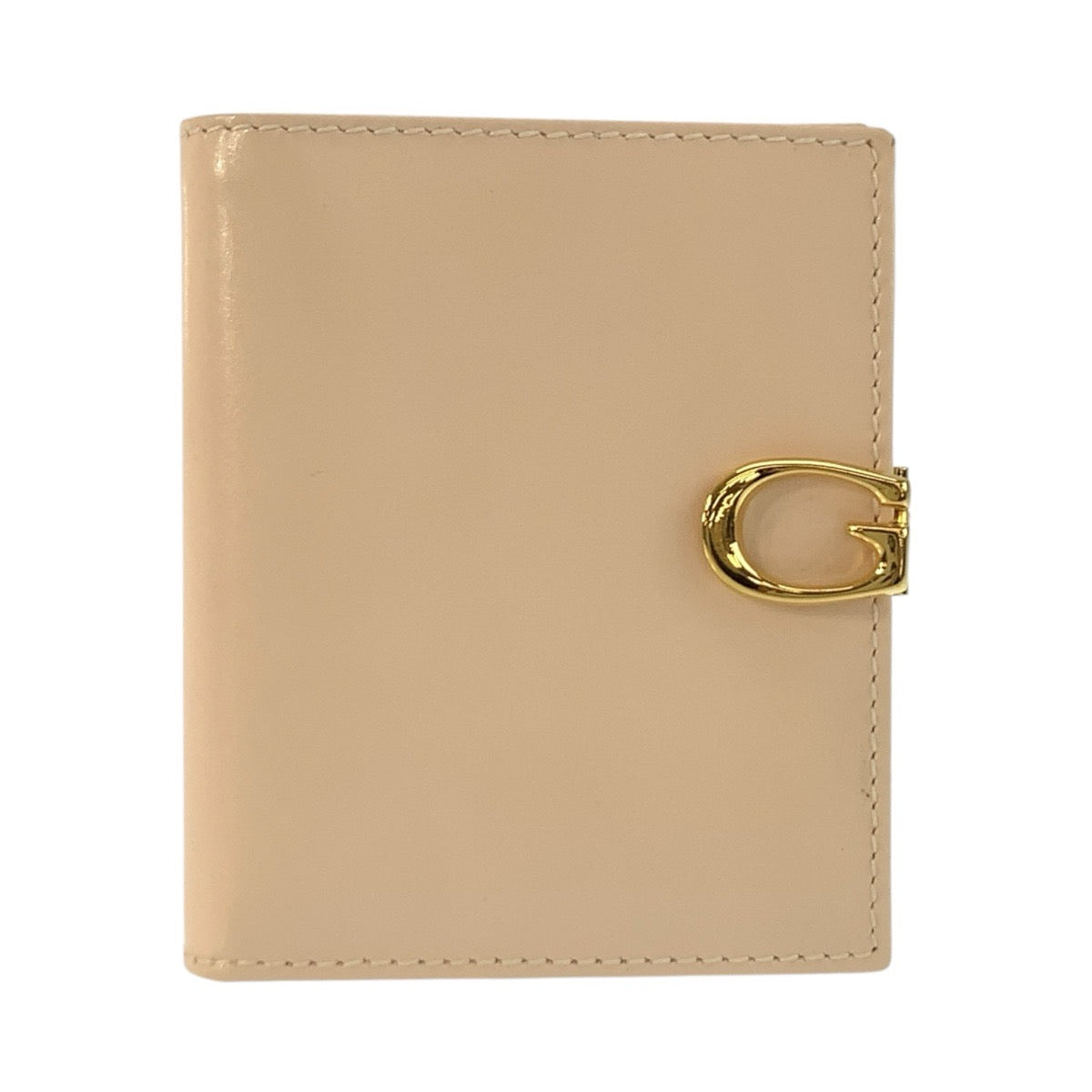25511
GUCCI グッチ Gロゴ ベージュ ゴールド金具 レザー 035 2149 1848 折り財布 コンパクトウォレット レディース A21
