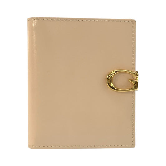 25511
GUCCI グッチ Gロゴ ベージュ ゴールド金具 レザー 035 2149 1848 折り財布 コンパクトウォレット レディース A21