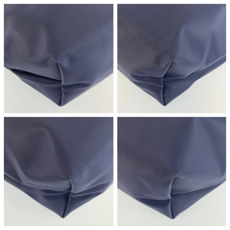 25517
Longchamp ロンシャン ル プリアージュ ネイビー ブラウン ゴールド金具 ナイロン / レザー トートバッグ ショルダーバッグ 2way レディース A21