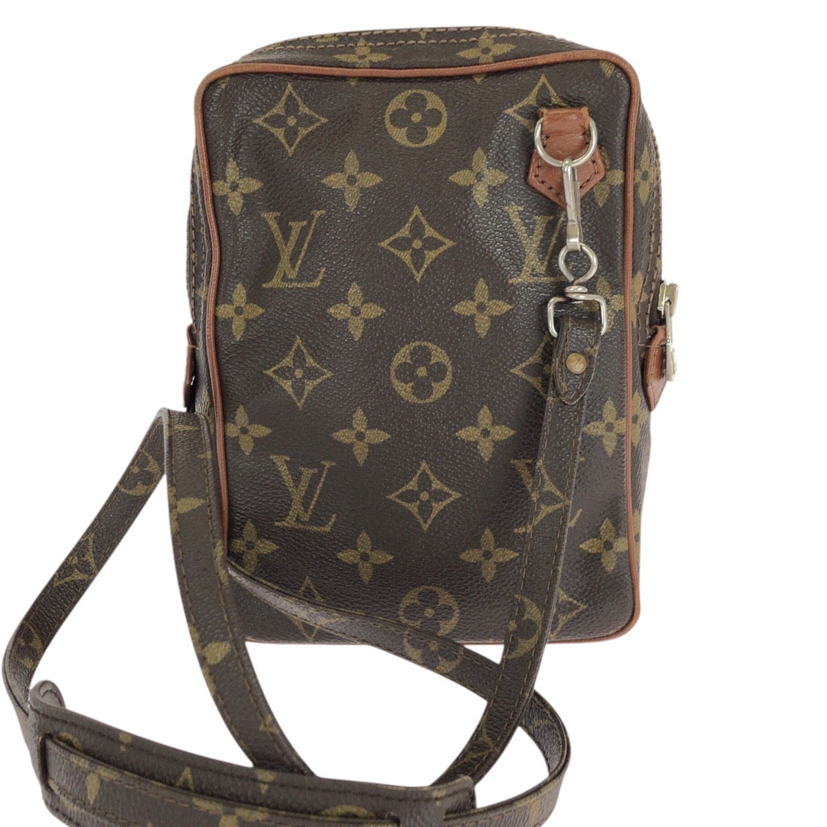25533
LOUIS VUITTON ルイヴィトン モノグラム ミニ アマゾン ブラウン シルバー金具 PVC M45238 ショルダーバッグ ポシェット レディース AB28