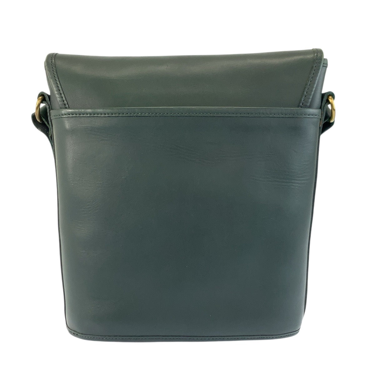 25537
COACH コーチ ヴィンテージ オールドコーチ グリーン ゴールド金具 レザー 202-13 ショルダーバッグ ポシェット レディース AB28