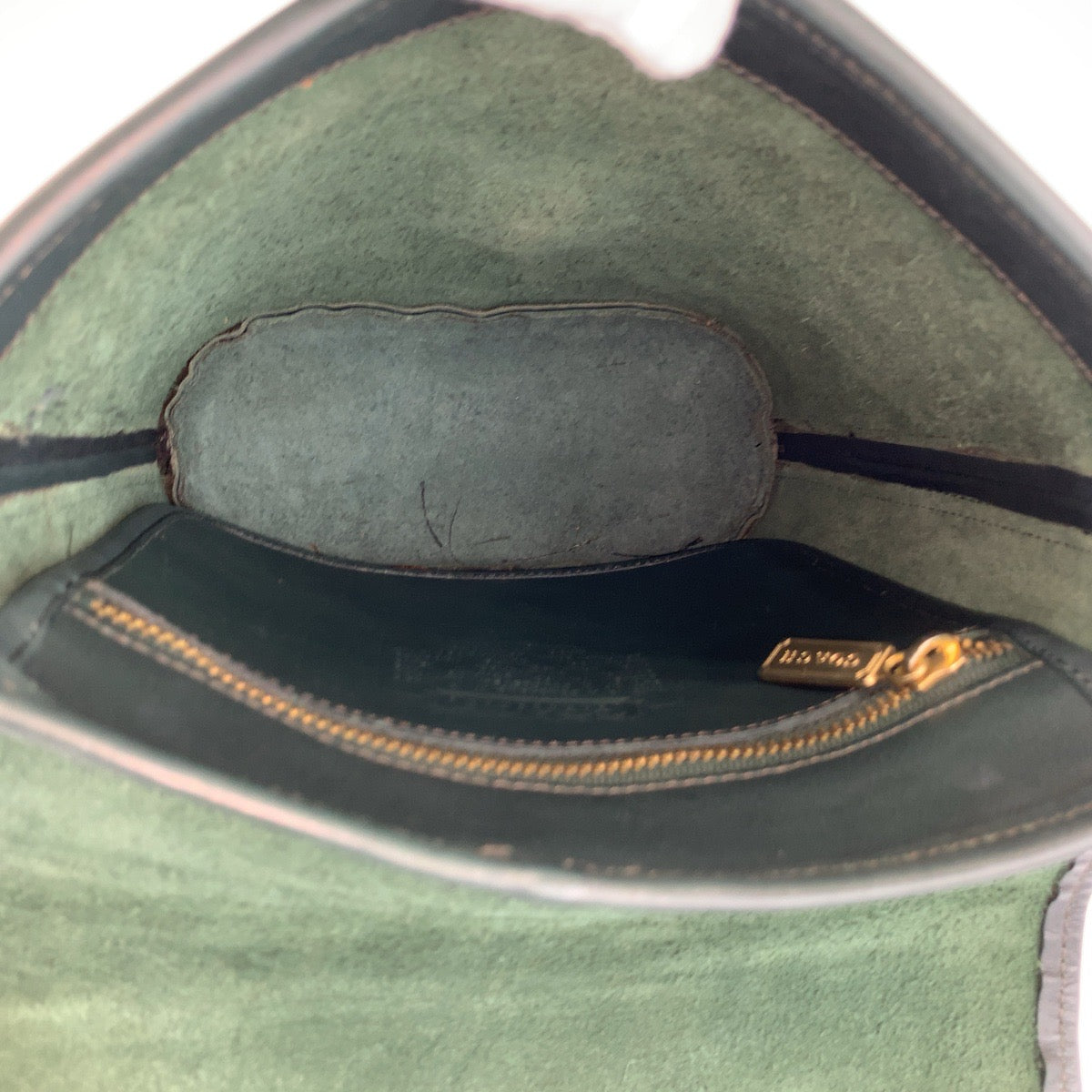 25537
COACH コーチ ヴィンテージ オールドコーチ グリーン ゴールド金具 レザー 202-13 ショルダーバッグ ポシェット レディース AB28