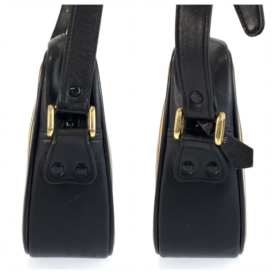 25539
Burberrys バーバリーズ ヴィンテージ シャドーホース チェック柄 ベージュ ブラック ゴールド金具 キャンバス / レザー ショルダーバッグ レディース ABP35