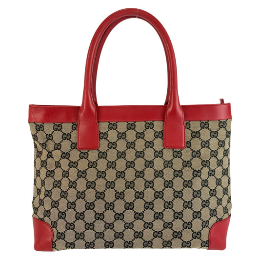 25548
GUCCI グッチ レッド ベージュ GGキャンバス / レザー 002 1119 トートバッグ ショルダーバッグ レディース ABP35
