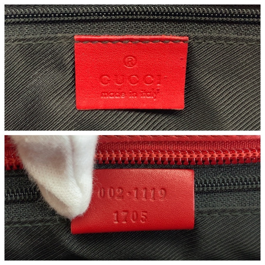 25548
GUCCI グッチ レッド ベージュ GGキャンバス / レザー 002 1119 トートバッグ ショルダーバッグ レディース ABP35