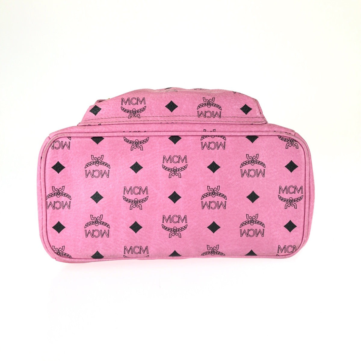 25549
MCM エム シー エム ヴィセトス Stark ピンク ゴールド金具 レザー MMK3AVE37PK001 リュックサック バックパック レディース ABP37
