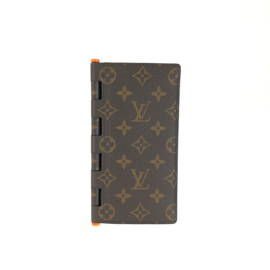 25552
LOUIS VUITTON ルイヴィトン モノグラムソーラーレイ ポルトフォイユ ブラザ ヒンジ ブラウン PVC M67449 長財布 ロングウォレット メンズ SA70
