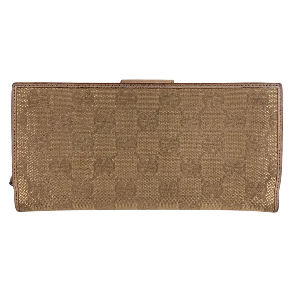 25555
GUCCI グッチ アビー ピンク ベージュ ゴールド金具 GGキャンバス / レザー 154256 長財布 ロングウォレット レディース AB14