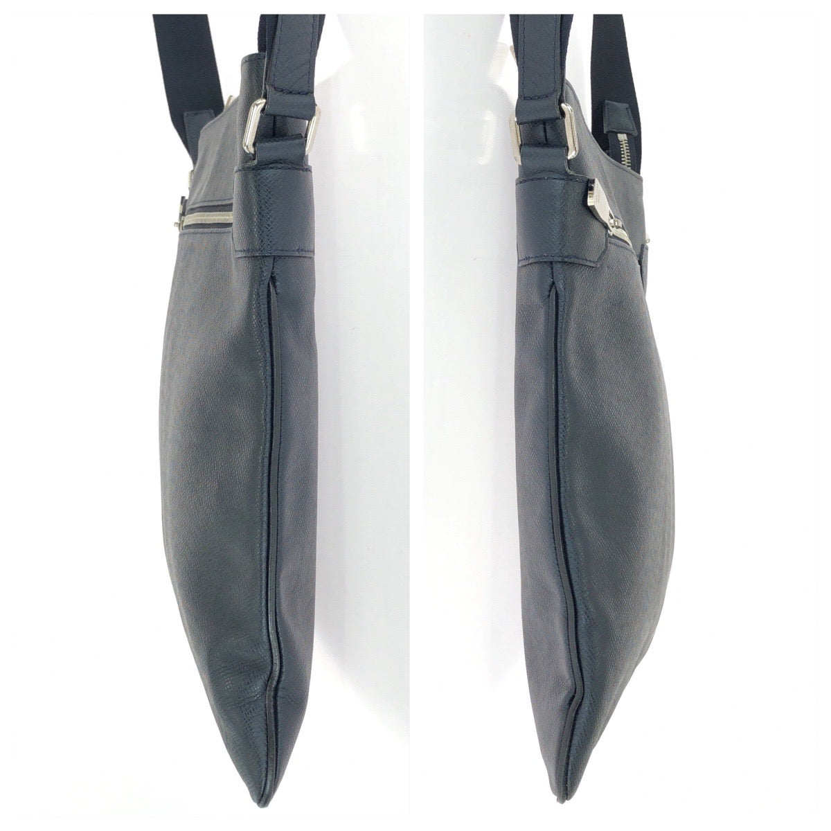 25557
LOUIS VUITTON ルイヴィトン タイガ サシャ ネイビー シルバー金具 レザー M32629 ショルダーバッグ メッセンジャーバッグ メンズ ABP50