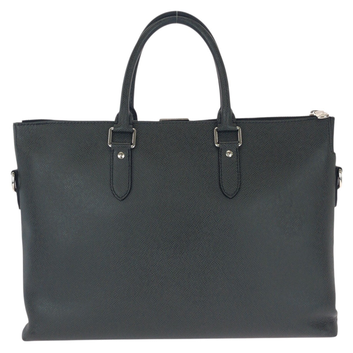 25561
LOUIS VUITTON ルイヴィトン タイガ アントン ブラック 黒 シルバー金具 レザー M33416 ビジネスバッグ ブリーフケース メンズ ABP56