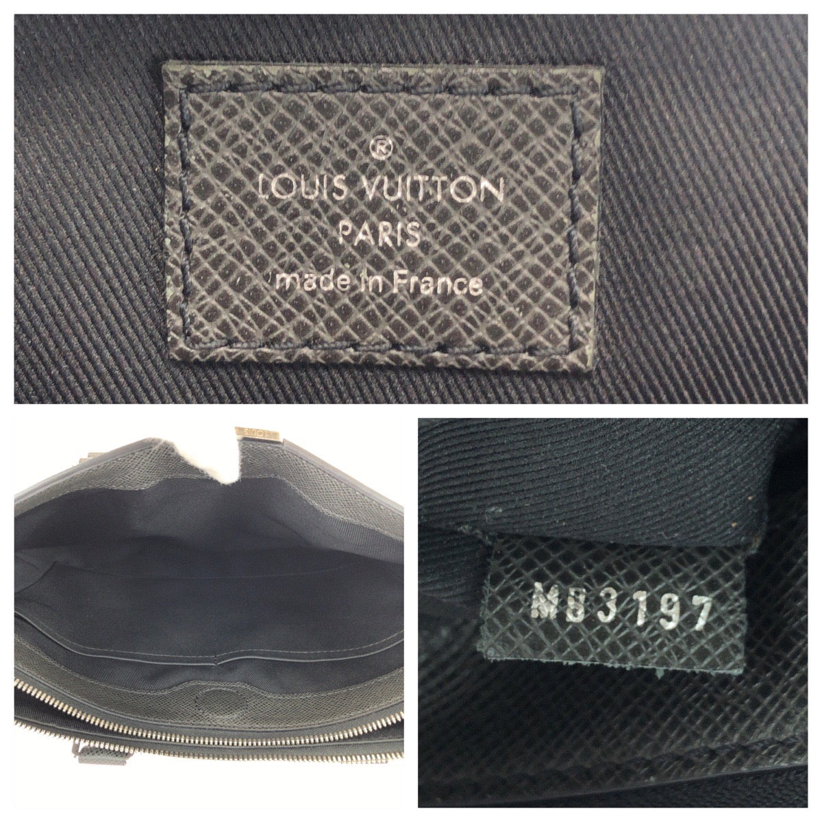 25561
LOUIS VUITTON ルイヴィトン タイガ アントン ブラック 黒 シルバー金具 レザー M33416 ビジネスバッグ ブリーフケース メンズ ABP56