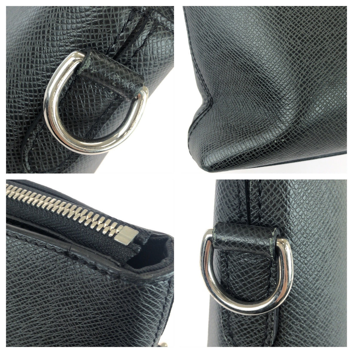 25561
LOUIS VUITTON ルイヴィトン タイガ アントン ブラック 黒 シルバー金具 レザー M33416 ビジネスバッグ ブリーフケース メンズ ABP56