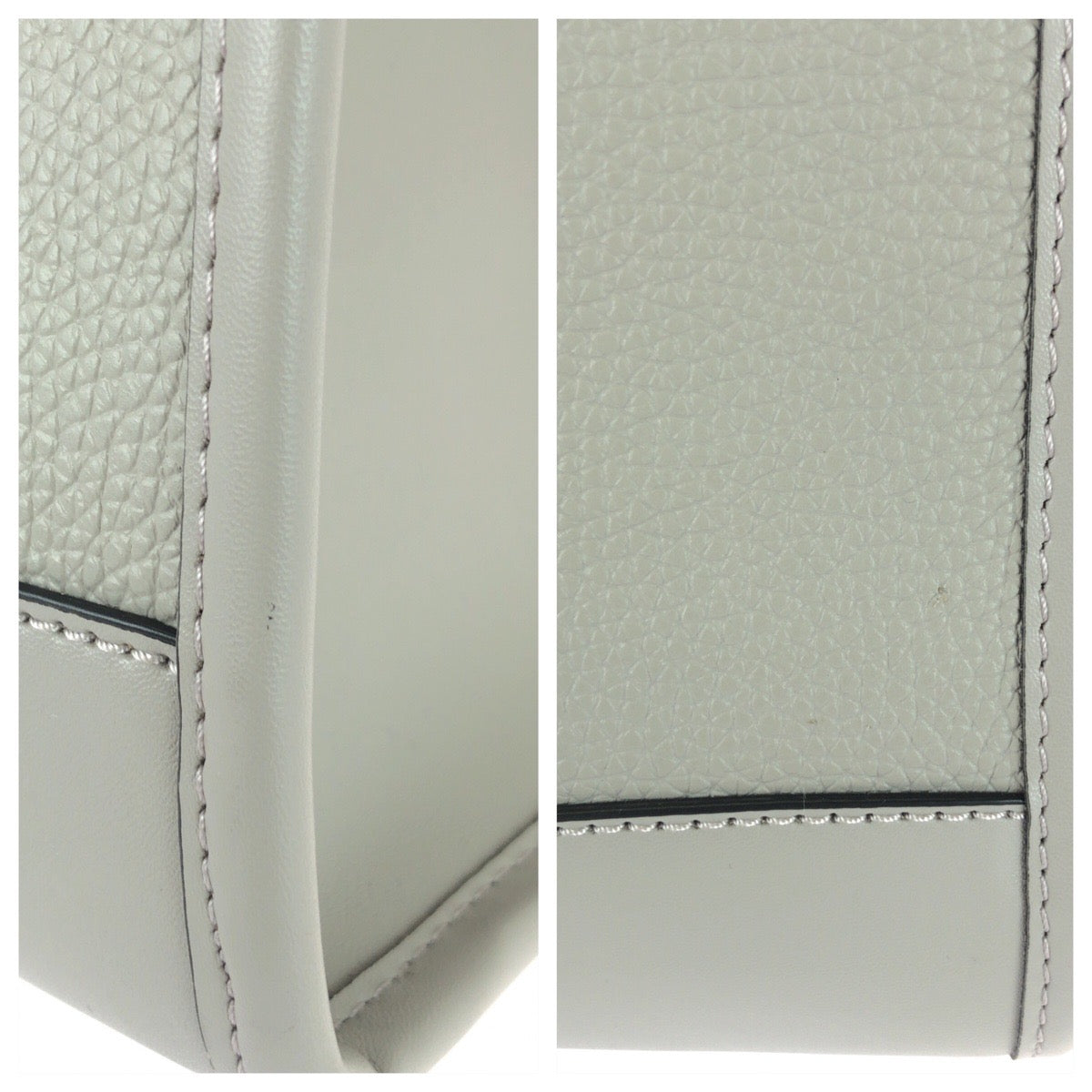 25562
Michael Kors マイケルコース COOPER エンボスロゴ ペブル グレー シルバー金具 レザー トートバッグ ショルダーバッグ レディース A20