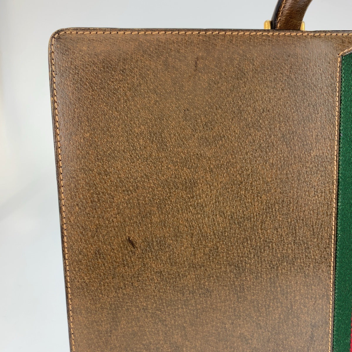 25563
GUCCI グッチ ヴィンテージ シェリーライン ブラウン レザー 20 ブリーフケース アタッシュケース メンズ ABP58