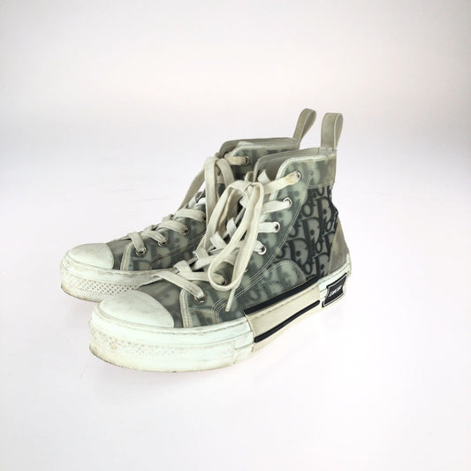25565
Dior ディオール オブリーク サイズ表記38 グレー ホワイト キャンバス / ラバー スニーカー ハイカット レディース AB21