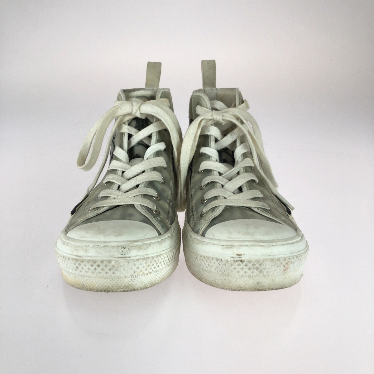 25565
Dior ディオール オブリーク サイズ表記38 グレー ホワイト キャンバス / ラバー スニーカー ハイカット レディース AB21