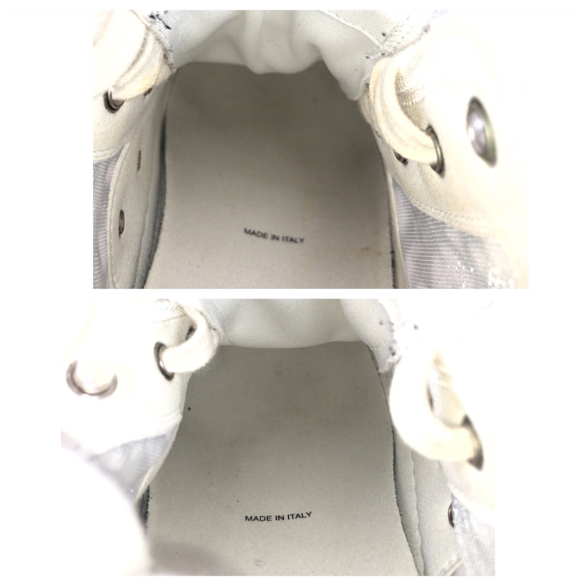 25565
Dior ディオール オブリーク サイズ表記38 グレー ホワイト キャンバス / ラバー スニーカー ハイカット レディース AB21