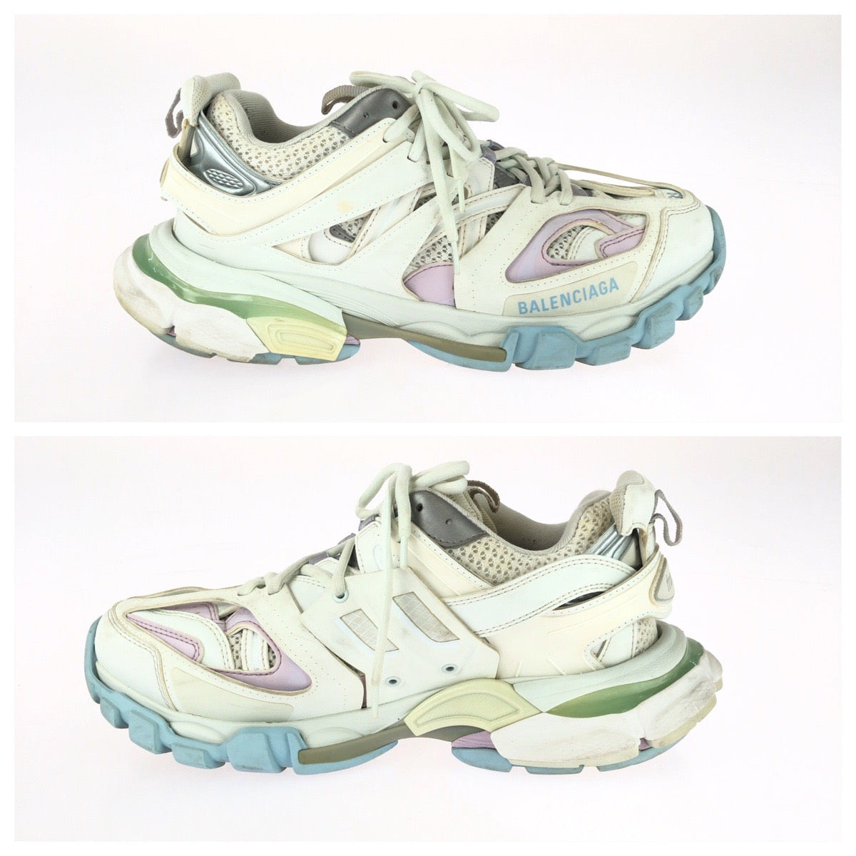 25566
BALENCIAGA バレンシアガ Track サイズ26 ホワイト マルチカラー ナイロン / ラバー 542436 スニーカー レディース AB28