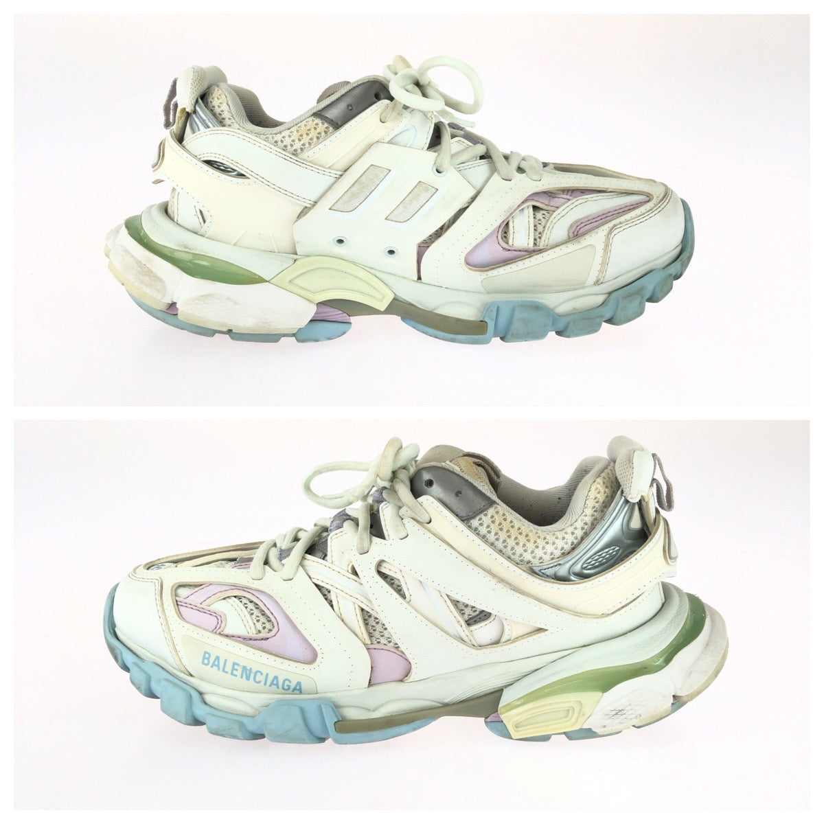 25566
BALENCIAGA バレンシアガ Track サイズ26 ホワイト マルチカラー ナイロン / ラバー 542436 スニーカー レディース AB28