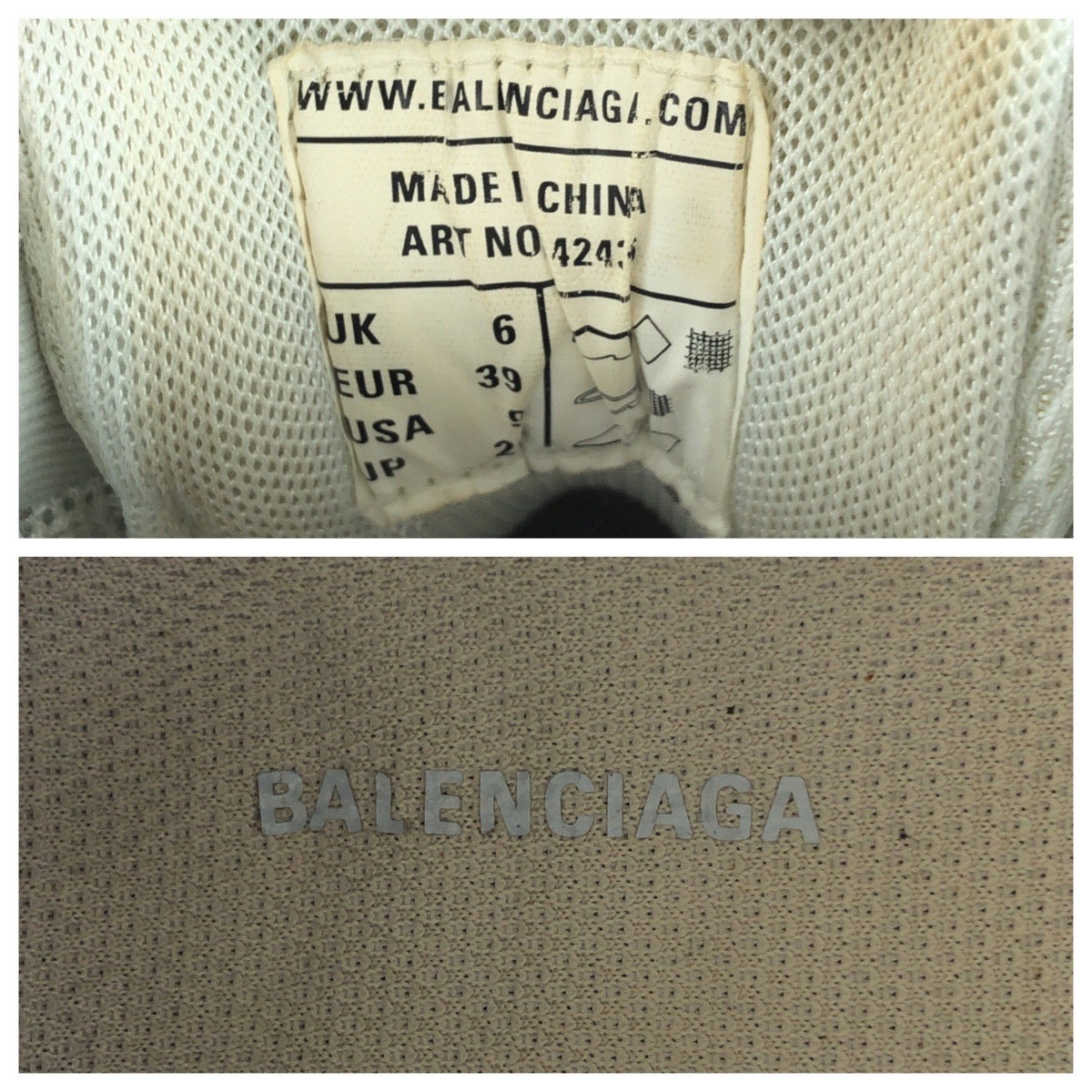 25566
BALENCIAGA バレンシアガ Track サイズ26 ホワイト マルチカラー ナイロン / ラバー 542436 スニーカー レディース AB28