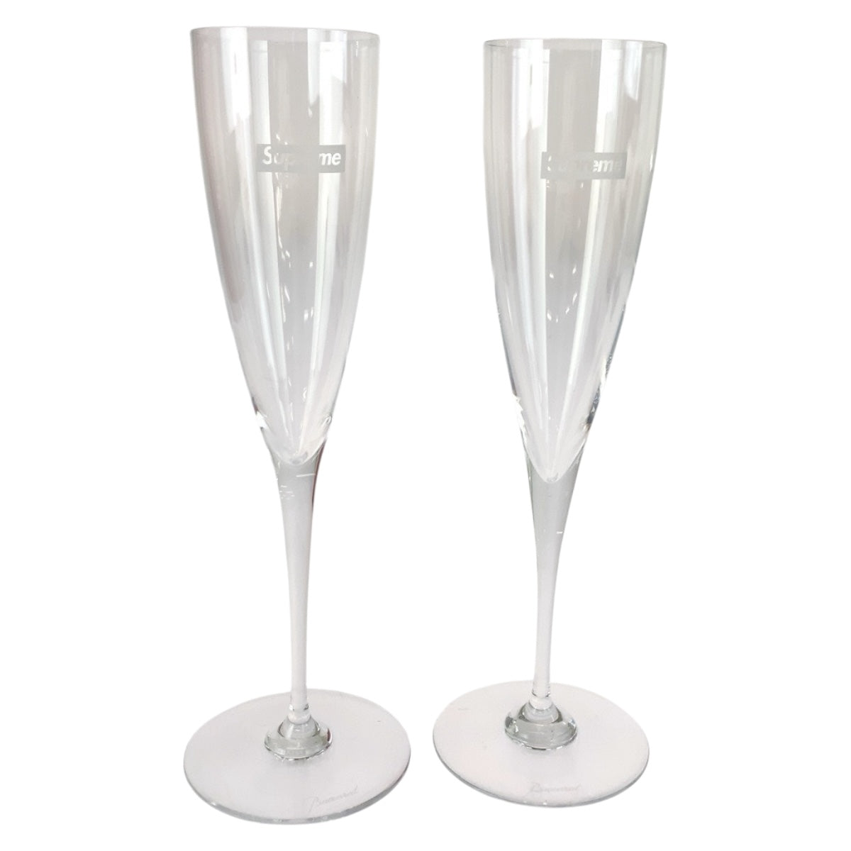 25574
Supreme シュプリーム 19AW Baccarat Dom Perignon Flute Set クリア ガラス シャンパングラス 2本セット メンズ N56