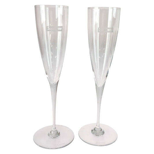 25574
Supreme シュプリーム 19AW Baccarat Dom Perignon Flute Set クリア ガラス シャンパングラス 2本セット メンズ N56