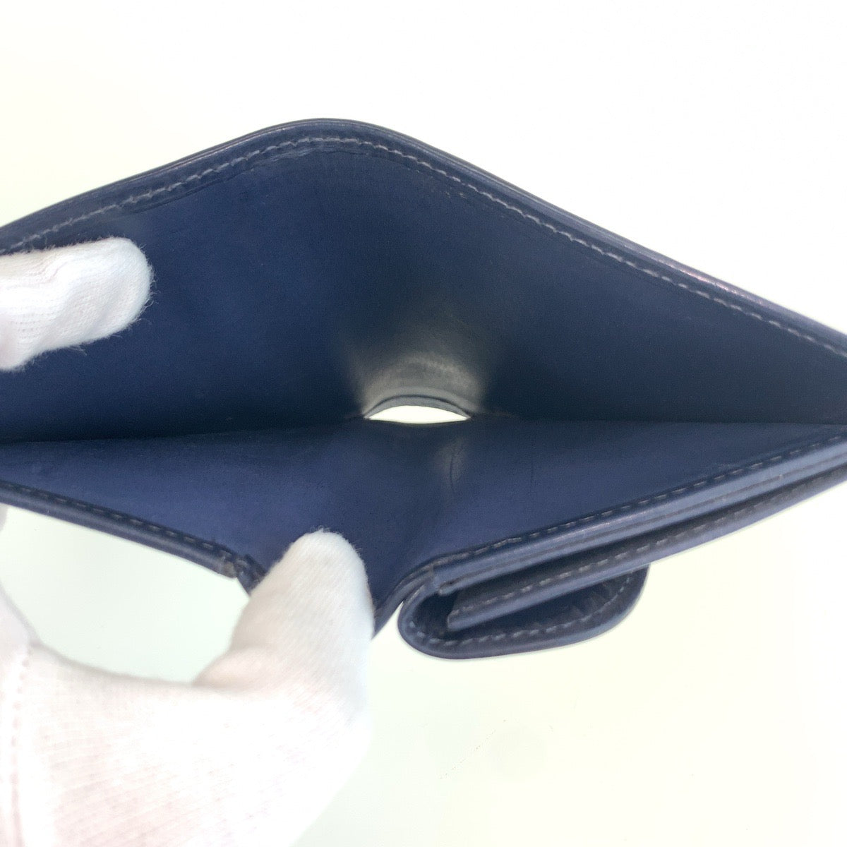 25592
COACH コーチ ヴィンテージ オールドコーチ ネイビ レザー 折り財布 コンパクトウォレット レディース ABP6