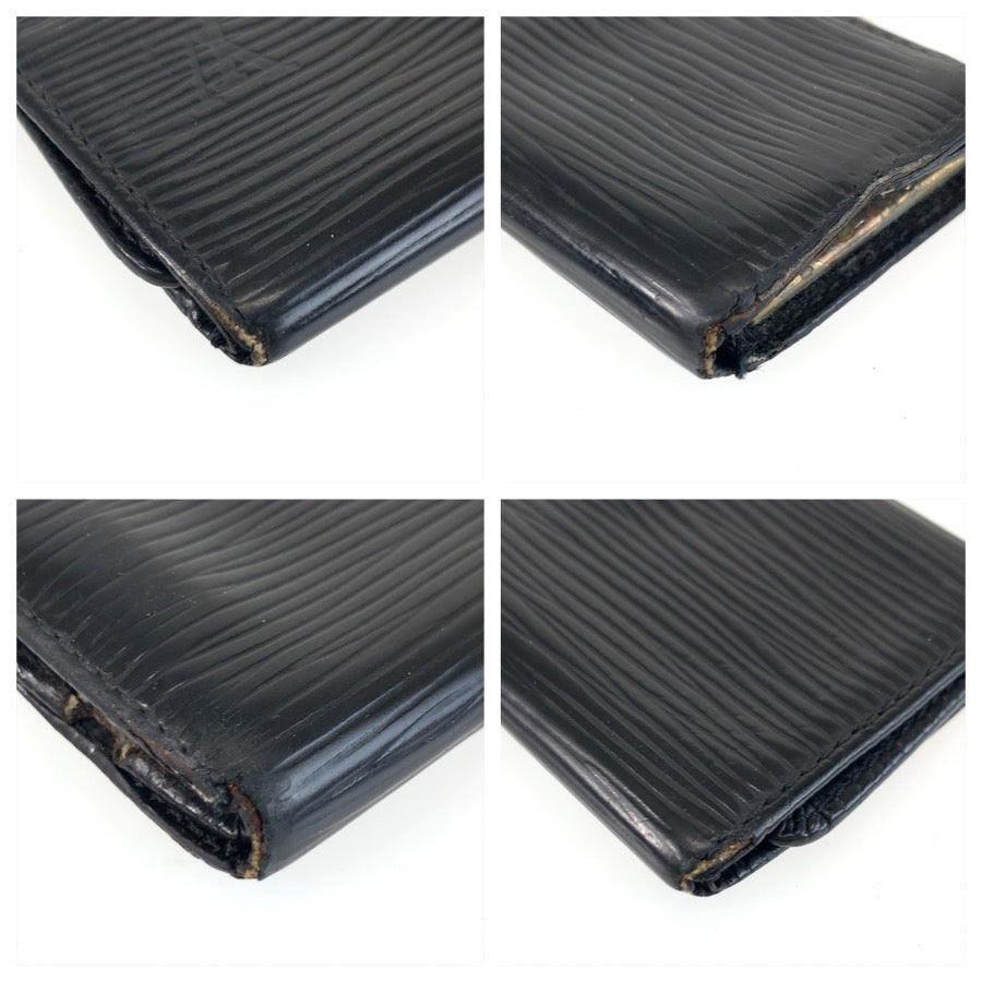 25605
LOUIS VUITTON ルイ ヴィトン エピ ミュルティクレ4 ブラック 黒 ゴールド金具 レザー M63822 キーケース 4連 メンズ AB1