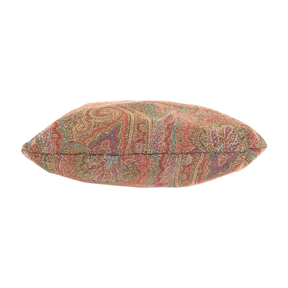 25610
ETRO エトロ ペイズリー柄 ブラウン マルチカラー キャンバス ポーチ 小物入れ 巾着 男女兼用 レディース A5