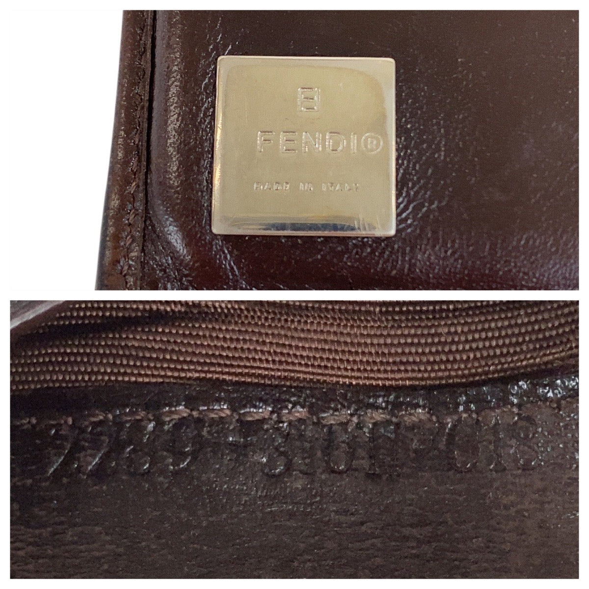 25619
FENDI フェンディ ヴィンテージ ズッカ ブラウン シルバー金具 レザー / キャンバス 810 11018 6877 折り財布 コンパクトウォレット メンズ BC6
