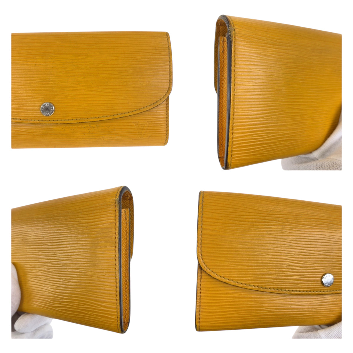 25624
LOUIS VUITTON ルイヴィトン エピ ポルトフォイユ エミリー イエロー シルバー金具 エピレザー M60716 長財布 ロングウォレット レディース AB10