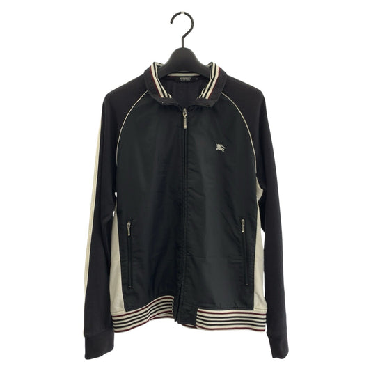 25625
BURBERRY BLACK LABEL バーバリーブラックレーベル サイズ2 ブラック ホワイト ポリエステル / コットン / ポリウレタン ジャージ トラックジャケット メンズ AB10
