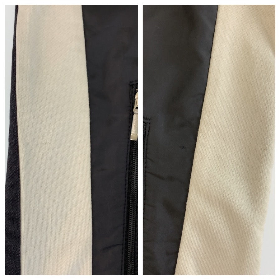 25625
BURBERRY BLACK LABEL バーバリーブラックレーベル サイズ2 ブラック ホワイト ポリエステル / コットン / ポリウレタン ジャージ トラックジャケット メンズ AB10