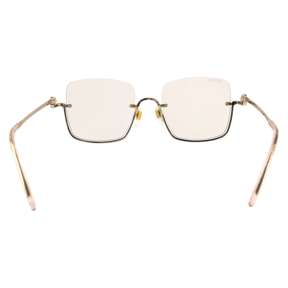 25641
GUCCI グッチ インターロッキングG ゴールド ピンク メタル GG1279S 004 サングラス 男女兼用 スクエア レディース A22