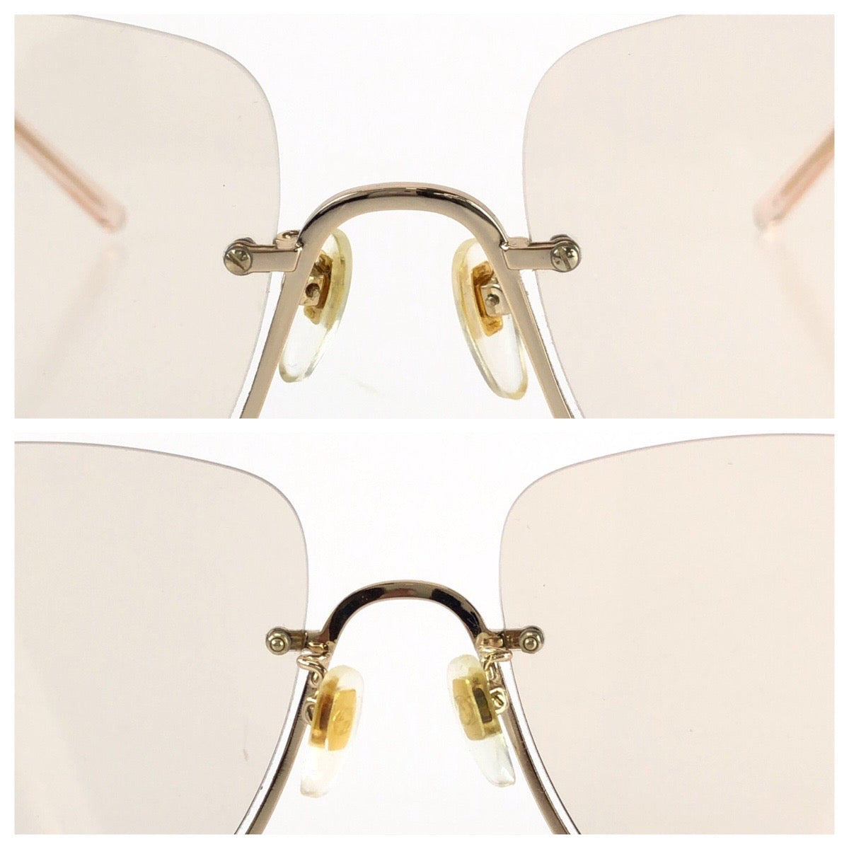 25641
GUCCI グッチ インターロッキングG ゴールド ピンク メタル GG1279S 004 サングラス 男女兼用 スクエア レディース A22