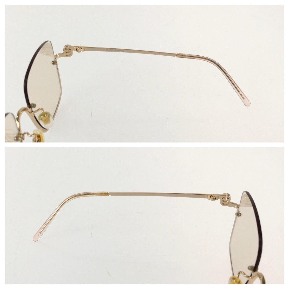 25641
GUCCI グッチ インターロッキングG ゴールド ピンク メタル GG1279S 004 サングラス 男女兼用 スクエア レディース A22