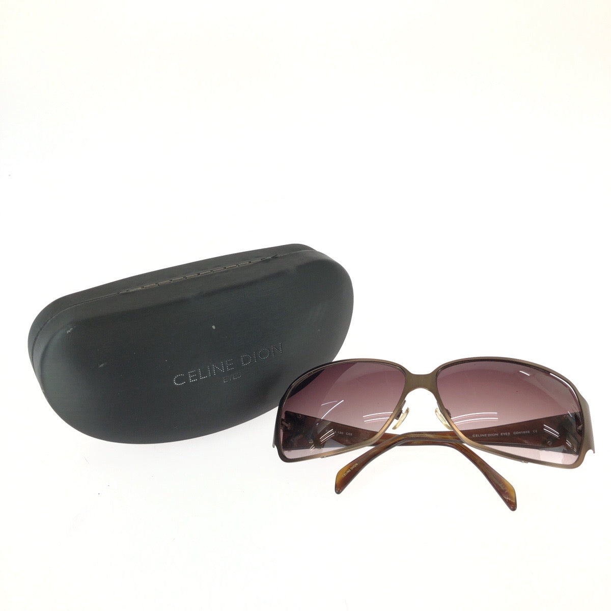 25642
CELINE DION EYES セリーヌ ディオン アイズ クリスタル ブラウン ブロンズ プラスチック / メタル CD4103S サングラス 男女兼用 バタフライ レディース A14