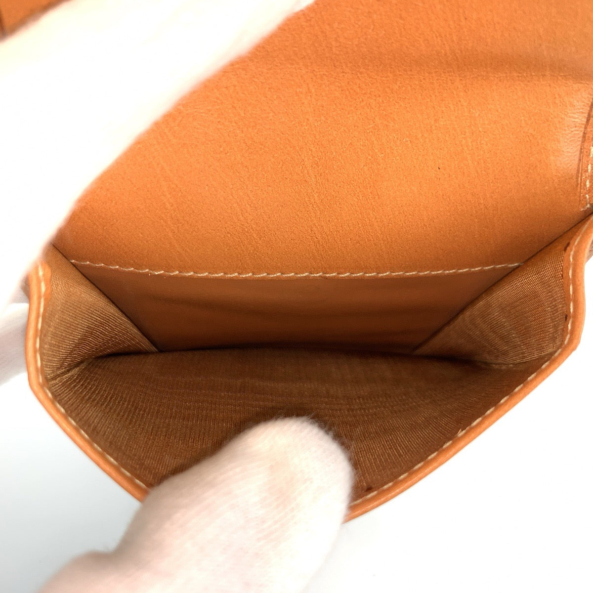 25645
CELINE セリーヌ ヴィンテージ マカダム ブラウン PVC / レザー M/98/2 折り財布 コンパクトウォレット レディース A28