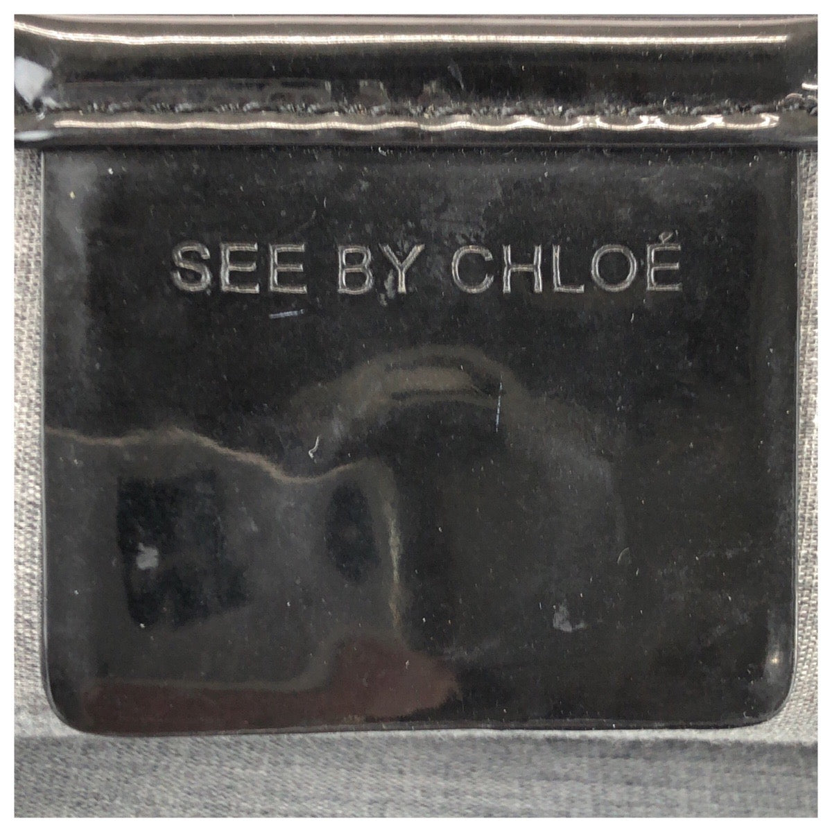 25656
SEE BY CHLOE シーバイクロエ ブラック 黒 ゴールド金具 ポリウレタン / PVC トートバッグ ビーチバッグ レディース ABP8