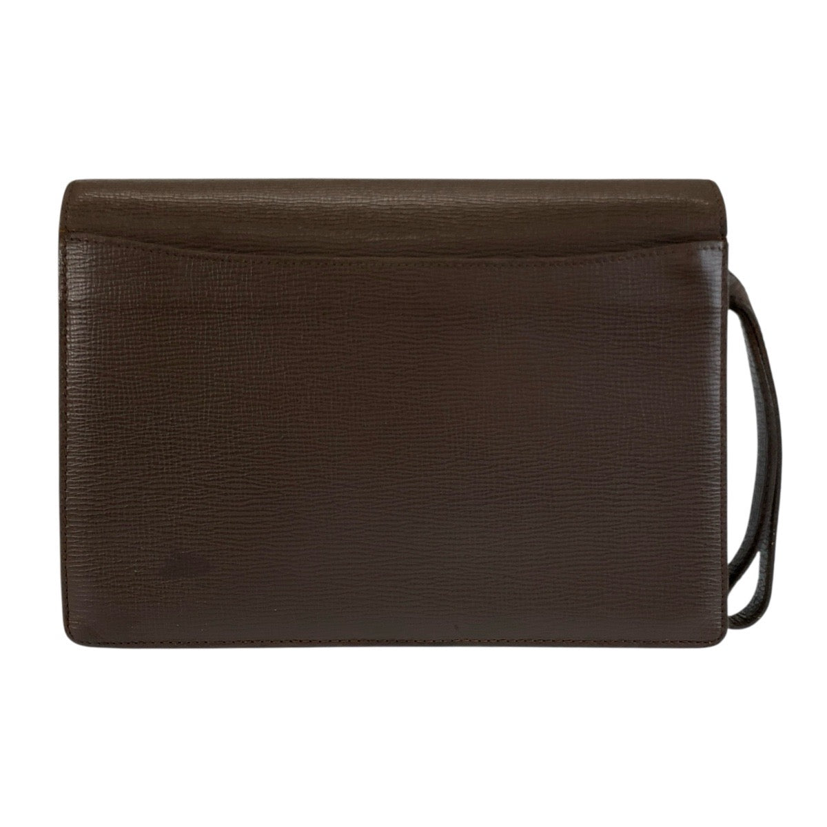 25666
LOEWE ロエベ アナグラム ブラウン ゴールド金具 レザー クラッチバッグ セカンドバッグ メンズ AB17
