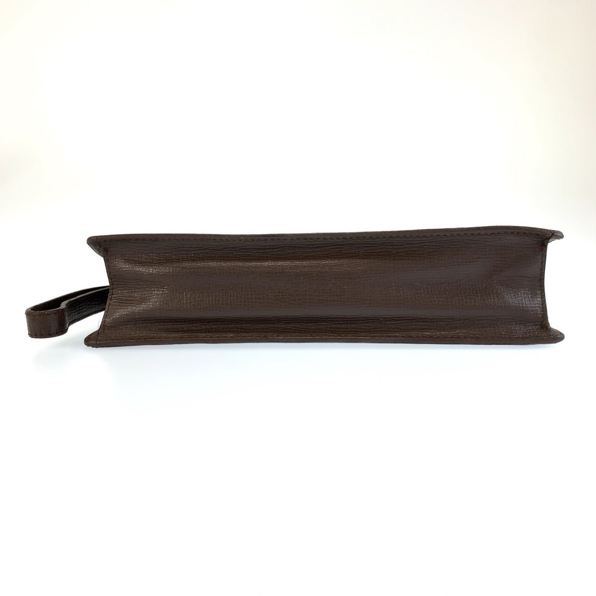 25666
LOEWE ロエベ アナグラム ブラウン ゴールド金具 レザー クラッチバッグ セカンドバッグ メンズ AB17
