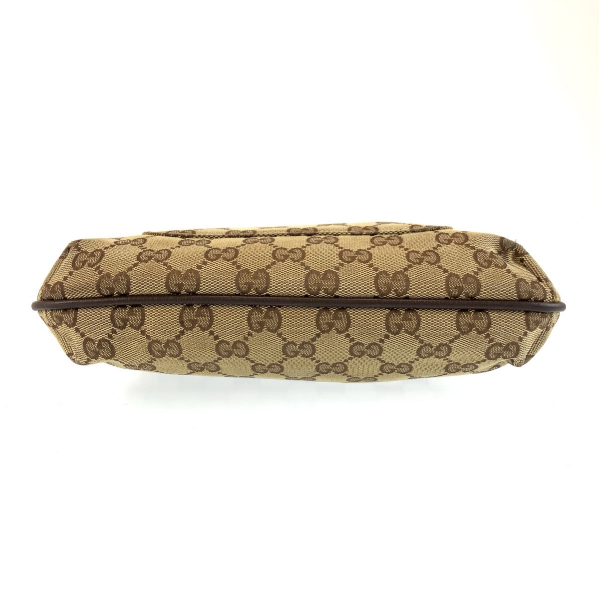 25669
GUCCI グッチ ベージュ ブラウン GGキャンバス / レザー 122793 ショルダーバッグ ポシェット レディース AB28