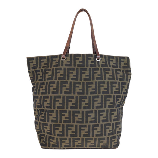 25675
FENDI フェンディ ズッカ ブラウン シルバー金具 キャンバス / レザー 2288-26598-98 トートバッグ ハンドバッグ レディース AB21