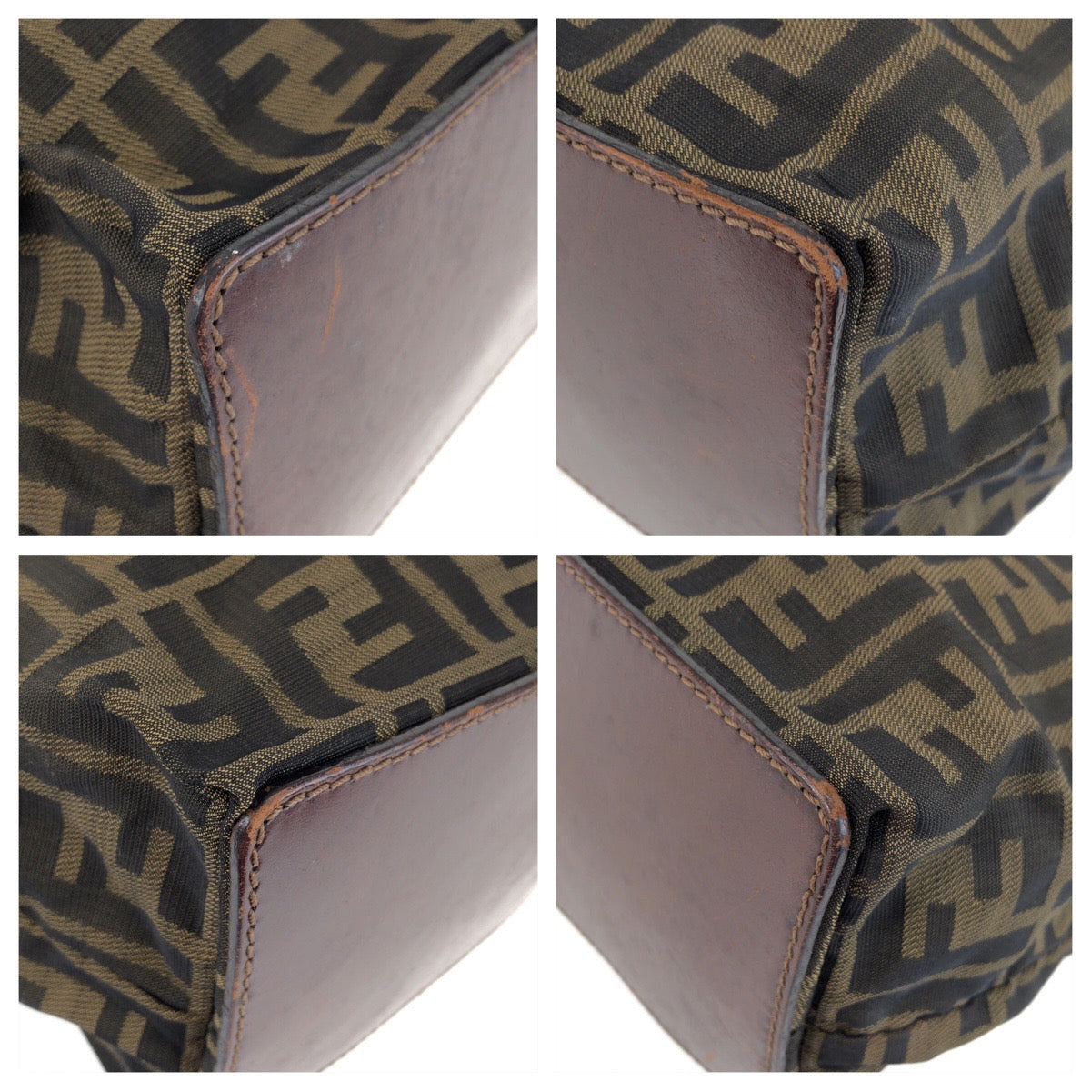 25675
FENDI フェンディ ズッカ ブラウン シルバー金具 キャンバス / レザー 2288-26598-98 トートバッグ ハンドバッグ レディース AB21