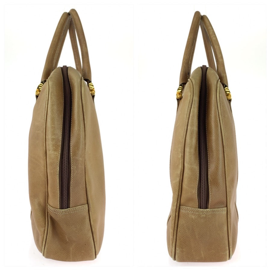 25677
LOEWE ロエベ アナグラム ベージュ ゴールド金具 レザー ビジネスバッグ ブリーフケース メンズ B17