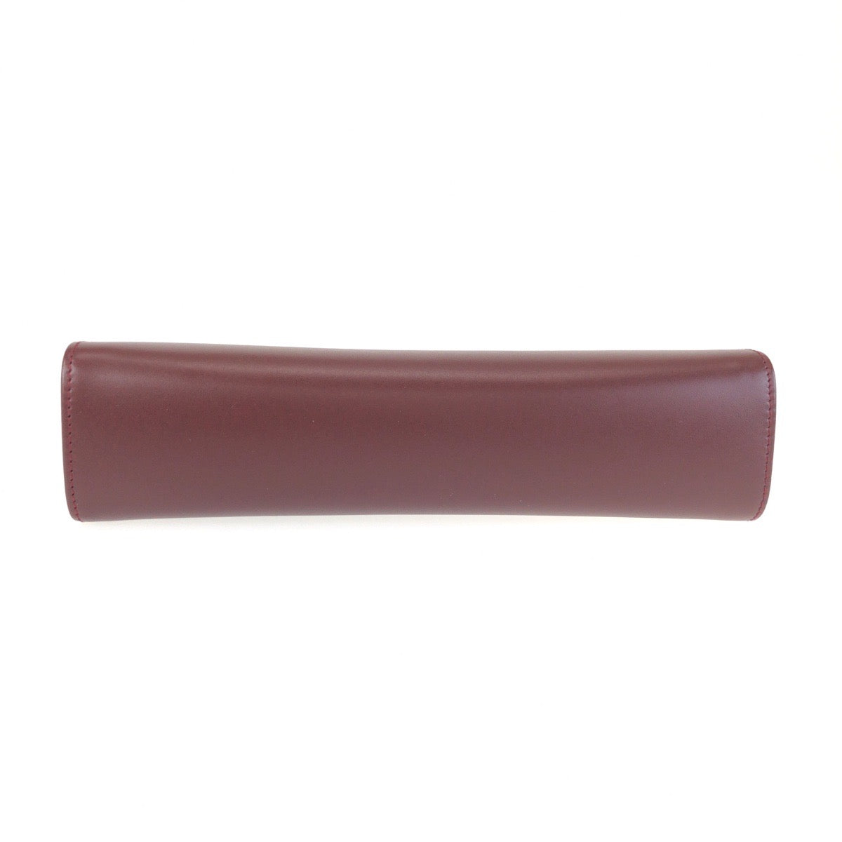25684
CARTIER カルティエ マストライン ワインレッド ボルドー ゴールド金具 レザー クラッチバッグ セカンドバッグ メンズ SA35