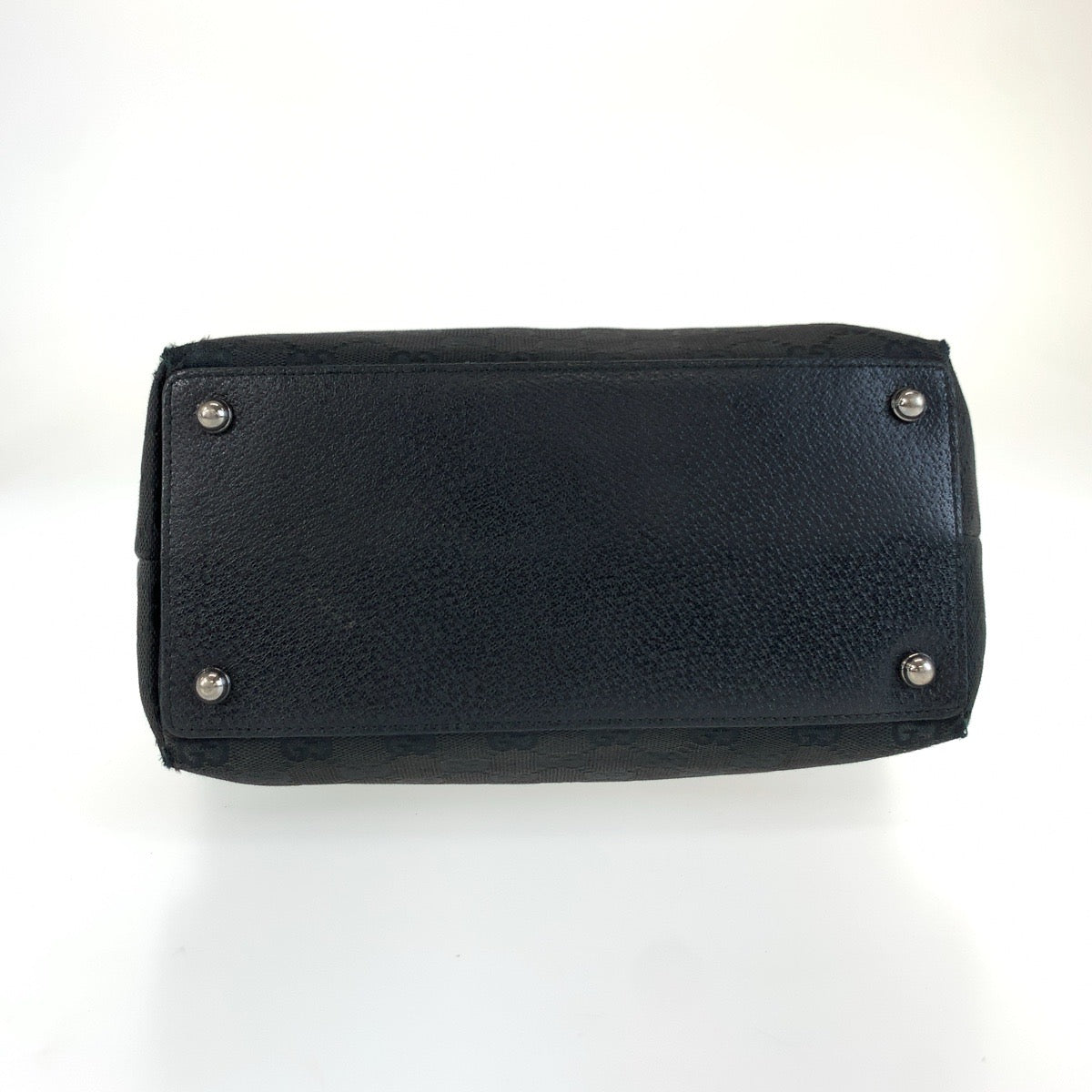 25691
GUCCI グッチ ブラック 黒 シルバー金具 GGキャンバス 120836 トートバッグ ショルダーバッグ レディース AB28