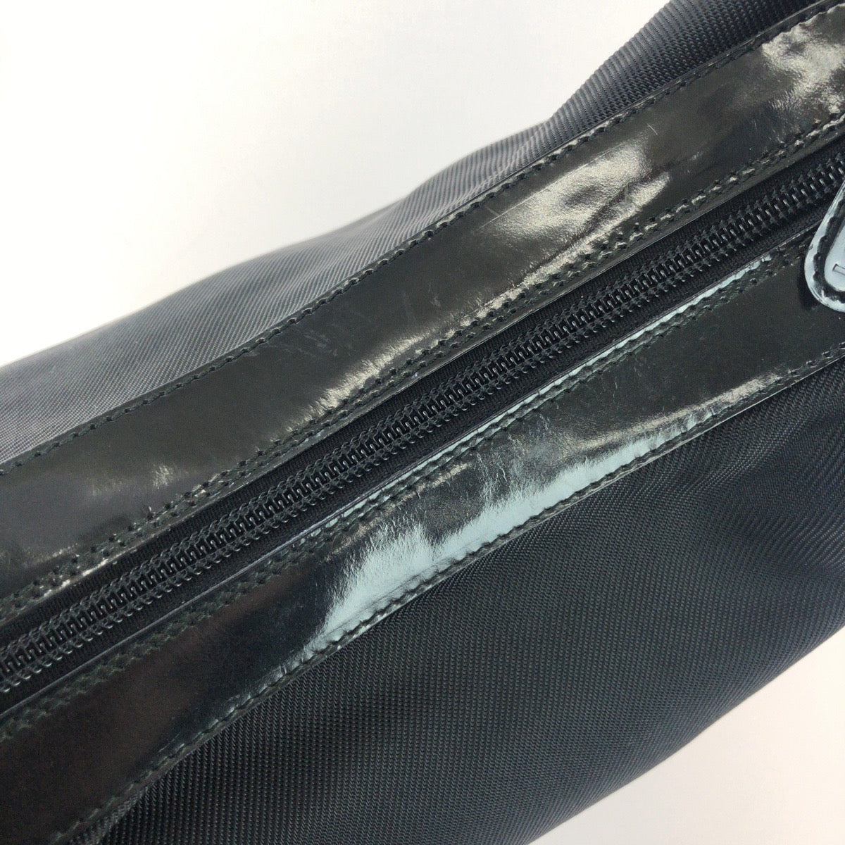 25698
GUCCI グッチ ヴィンテージ オールドグッチ バンブー ブラック 黒 シルバー金具 ナイロン / レザー 000 0531 ショルダーバッグ レディース A28